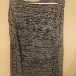 Long sleeved gray shirt